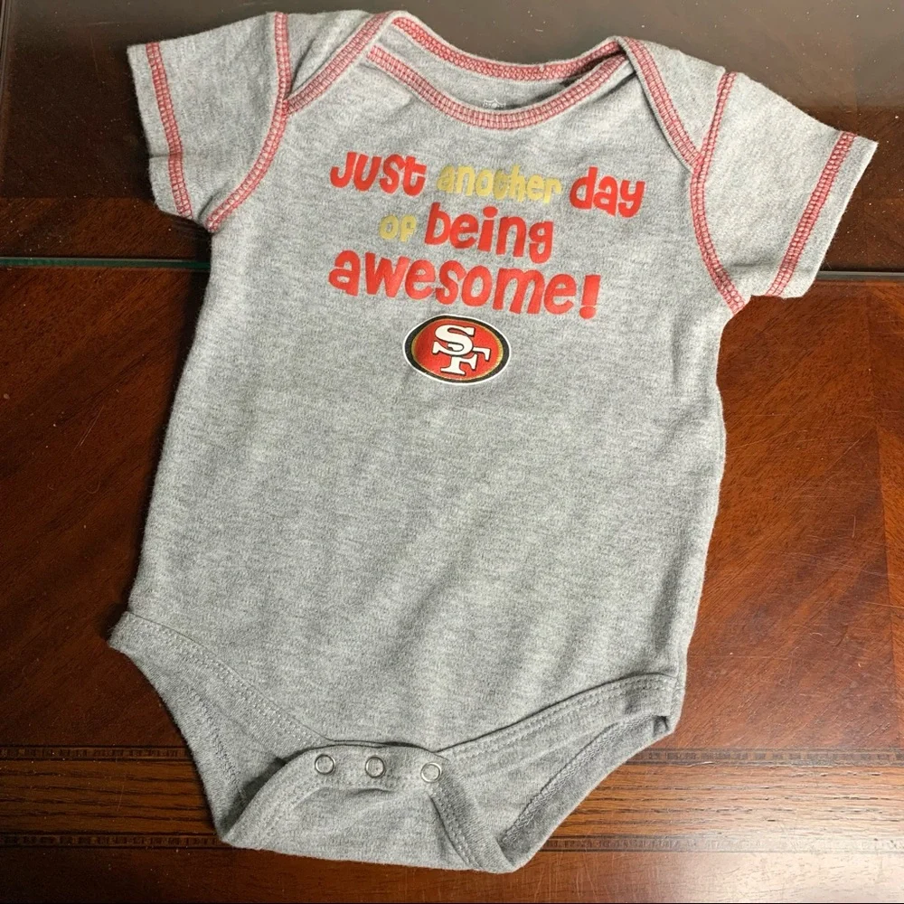 Infant’s NFL Team Apparel San Francisco 49ers Graphic Bodysuit